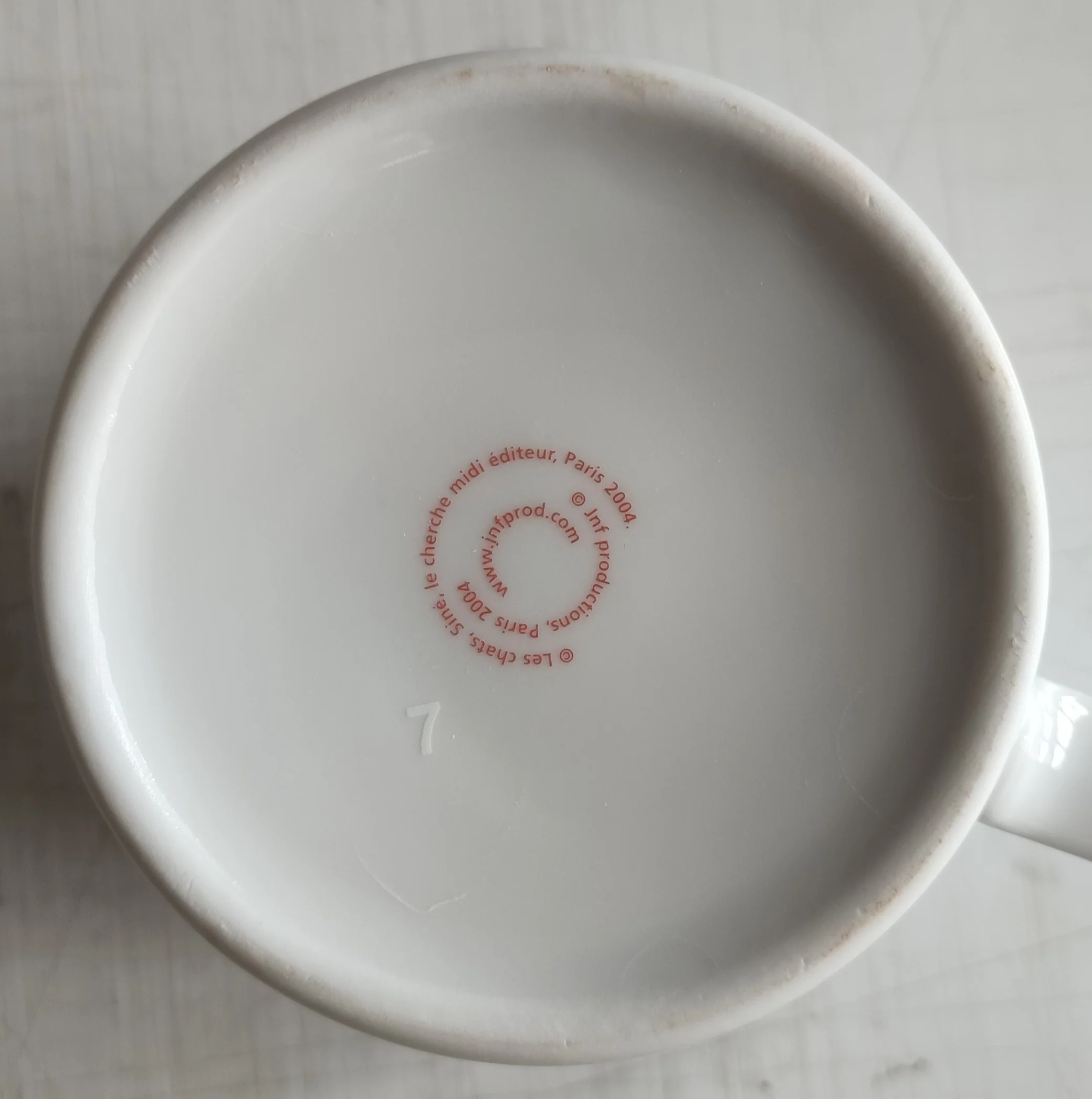 Official 2004 Siné - Chat Ouilleux, 1982 Tea / Coffee Mug - Image 3