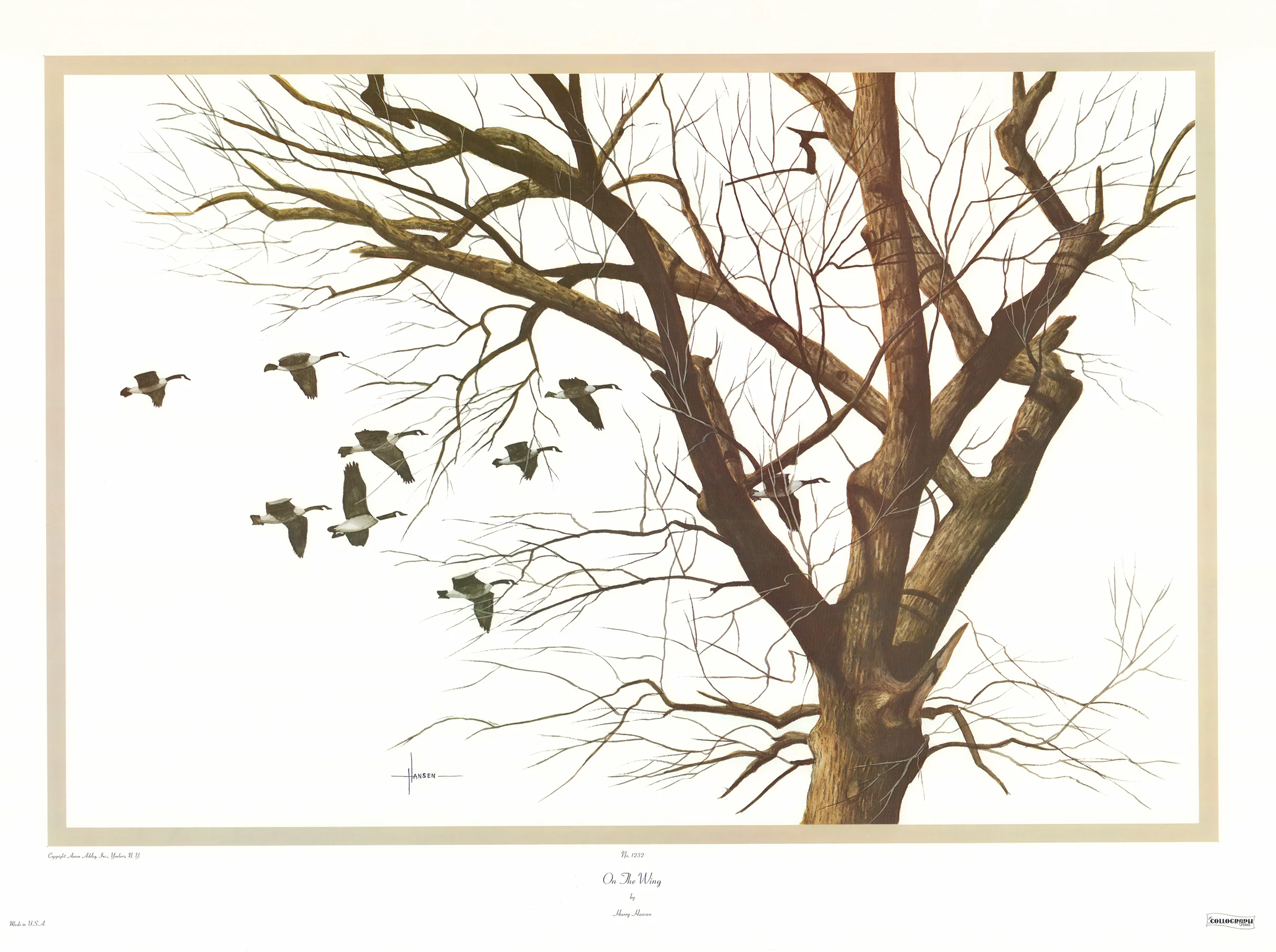 On the Wing by Harry Hansen - 26 X 35 Inches (Art Print)