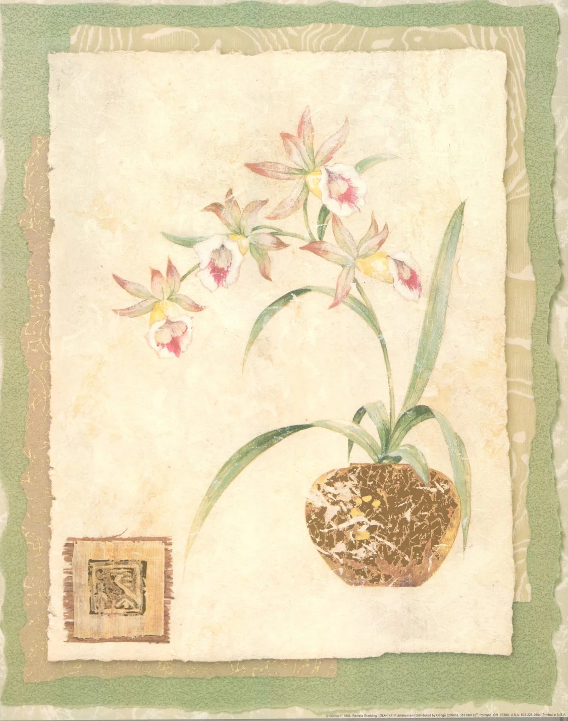 Orchid II by Pamela Gladding - 16 X 20 Inches (Art Print)