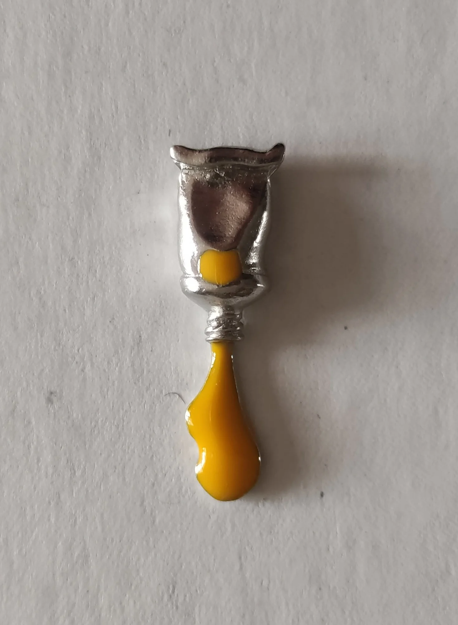 Paint tubes (Yellow) by Arman Fernandez (Pendant)