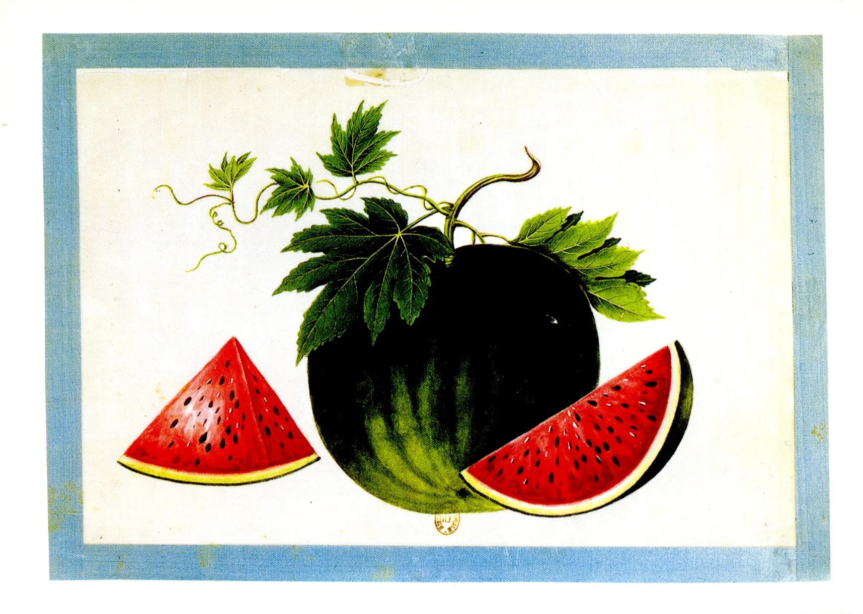 Pastèque 1840 by Youqua - 4 X 6 Inches (10 Postcards)