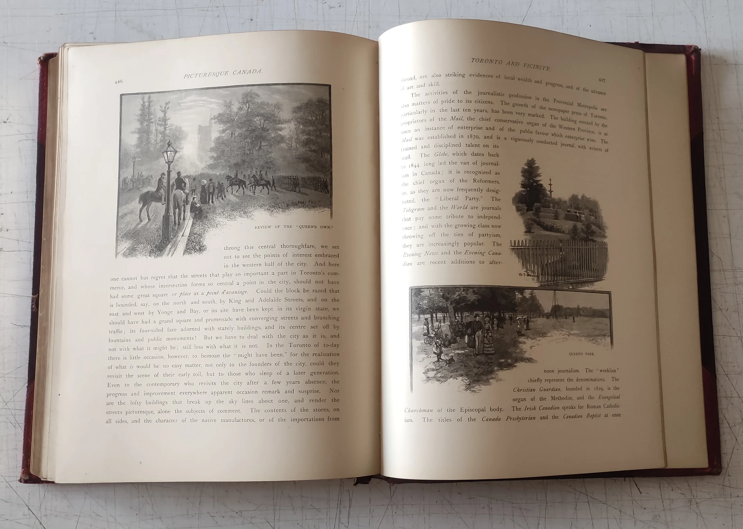 Picturesque Canada Volume I : The Beauty of Canadian Scenery and Life (Vintage Hardcover Book 1882) - Image 11