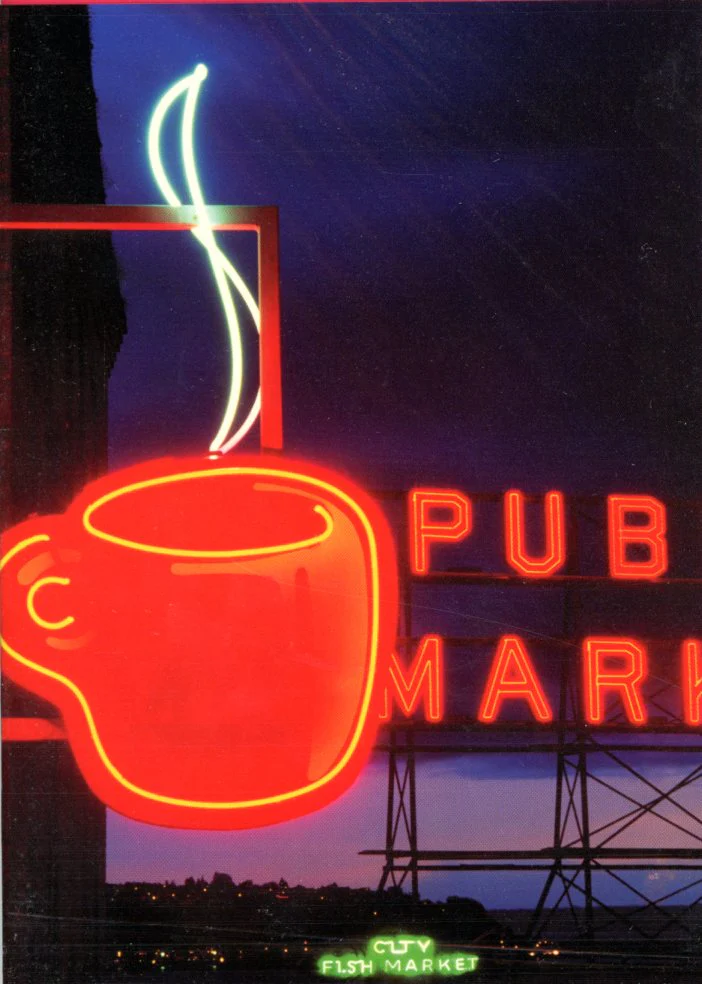 Pike Place Market by Randy Faris (Greeting Cards)