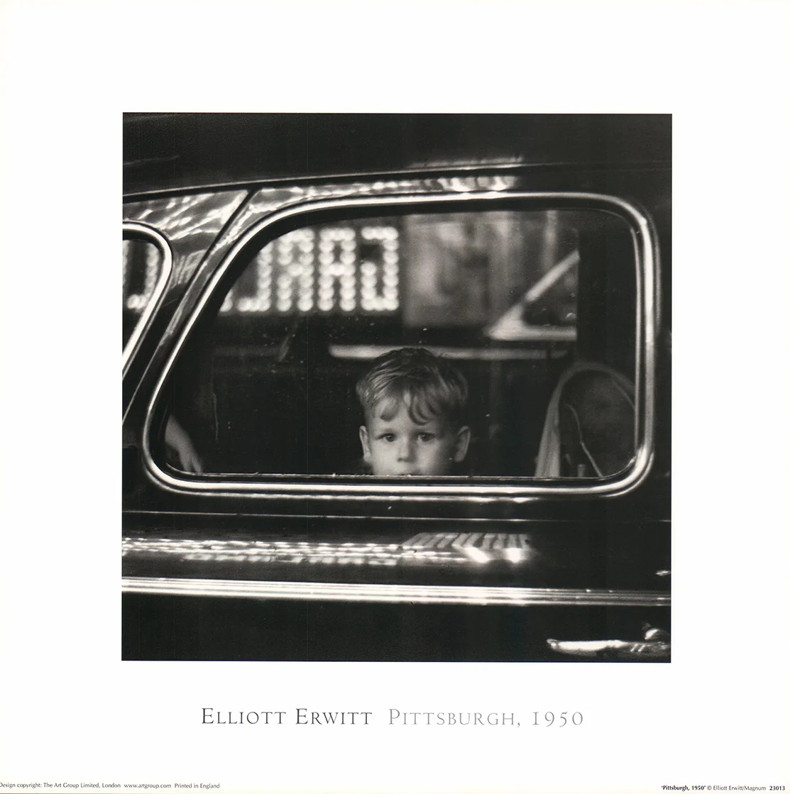 Pittsburgh, 1950 by Elliott Erwitt - 16 X 16 Inches (Art Print)