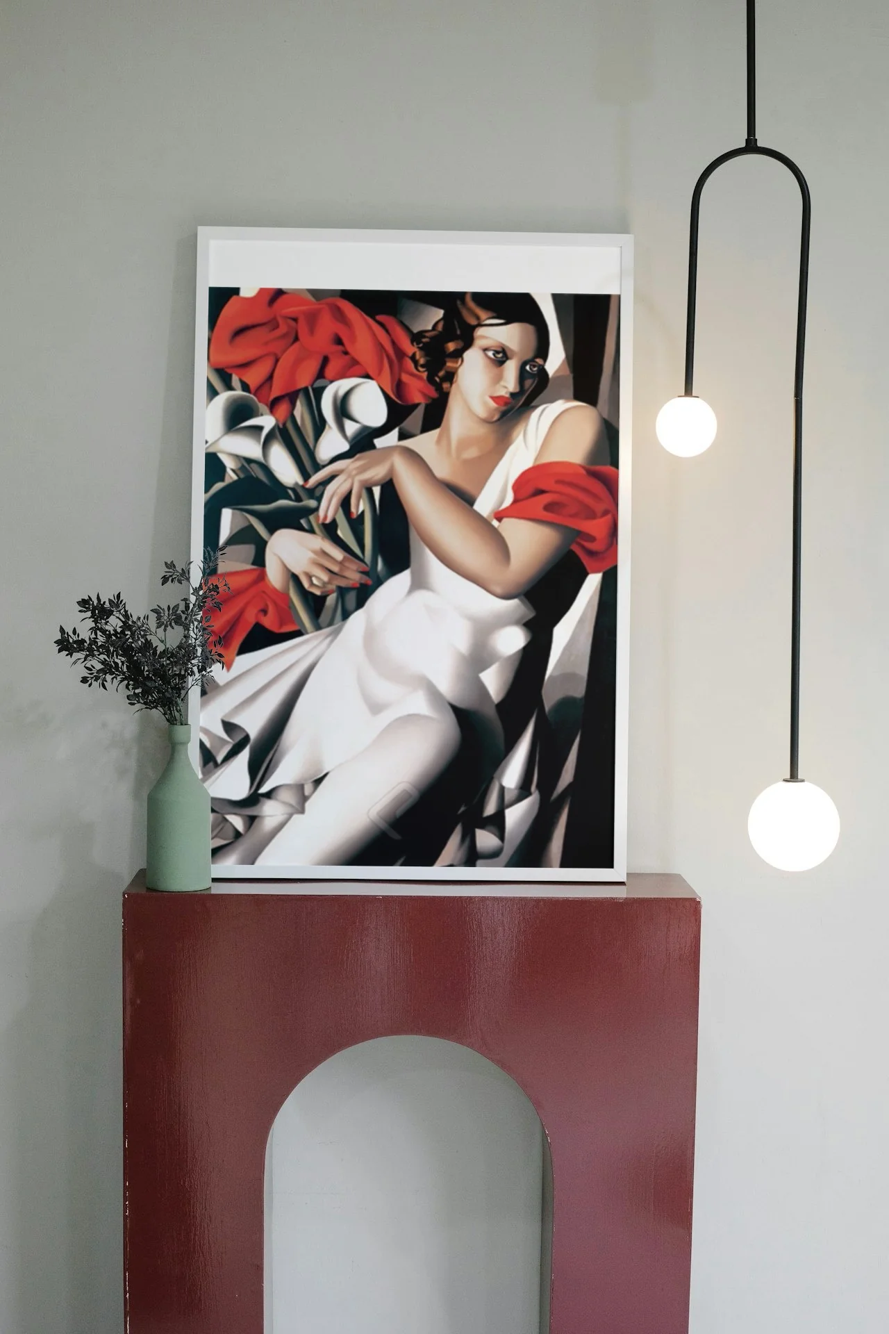 Portrait de Mme. Ira Perrot, 1930 by Tamara de Lempicka - 34 X 52 Inches (Offset Lithograph) - Image 2