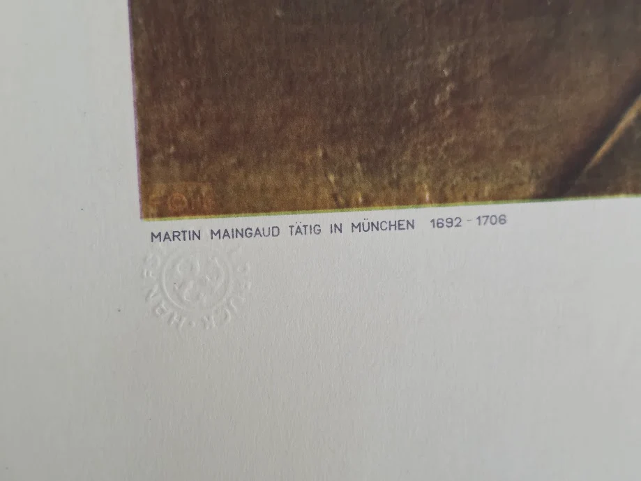 Prinz Philipp Moritz by Martin Maingaud - 23 X 29 Inches (Offset Lithograph Stamp) - Image 2