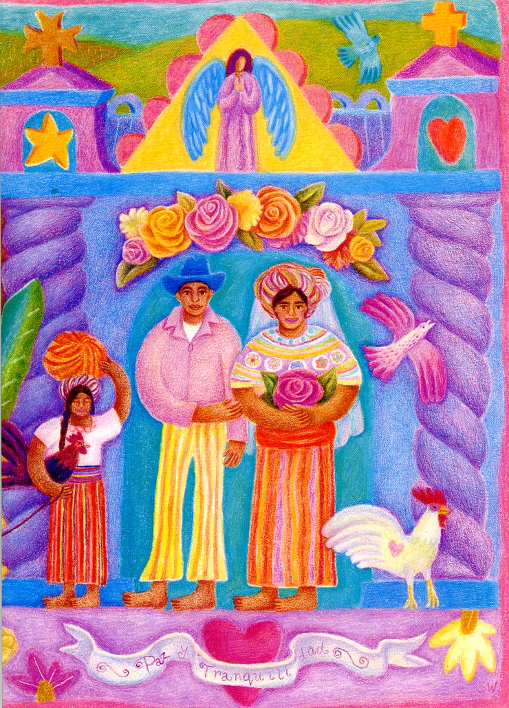 Quiche Indians of Guatemala by Sue Williams - 5 X 7 Inches (Note Card)