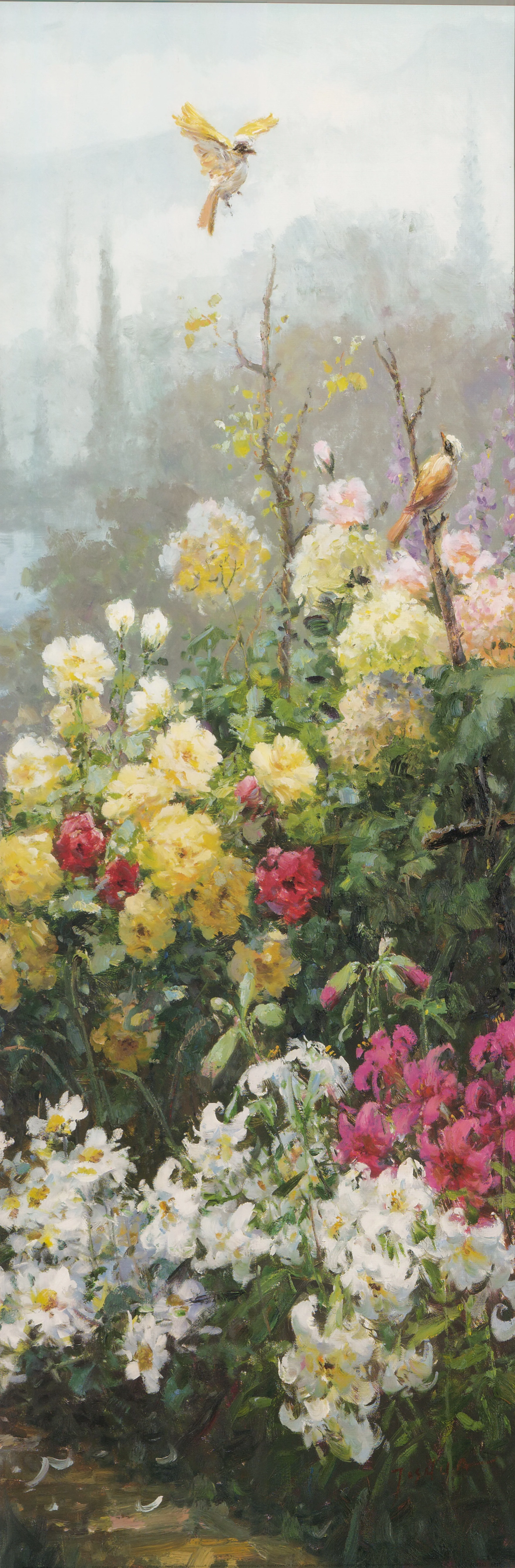 Rachel's Garden II by Joshua - 12 X 36 Inches (Art Print)