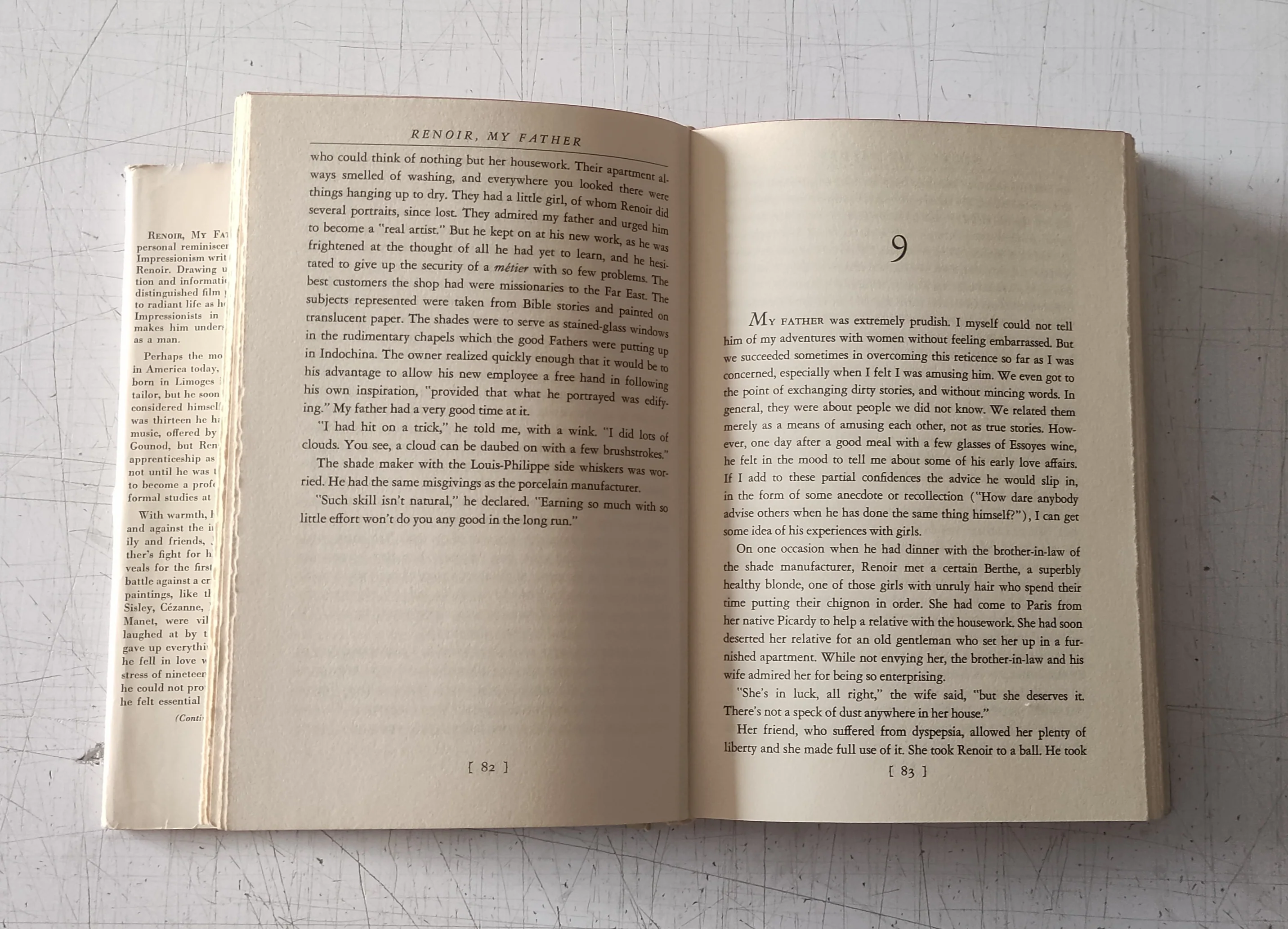 Renoir My Father by Jean Renoir (Vintage Hardcover Book 1962) - Image 5