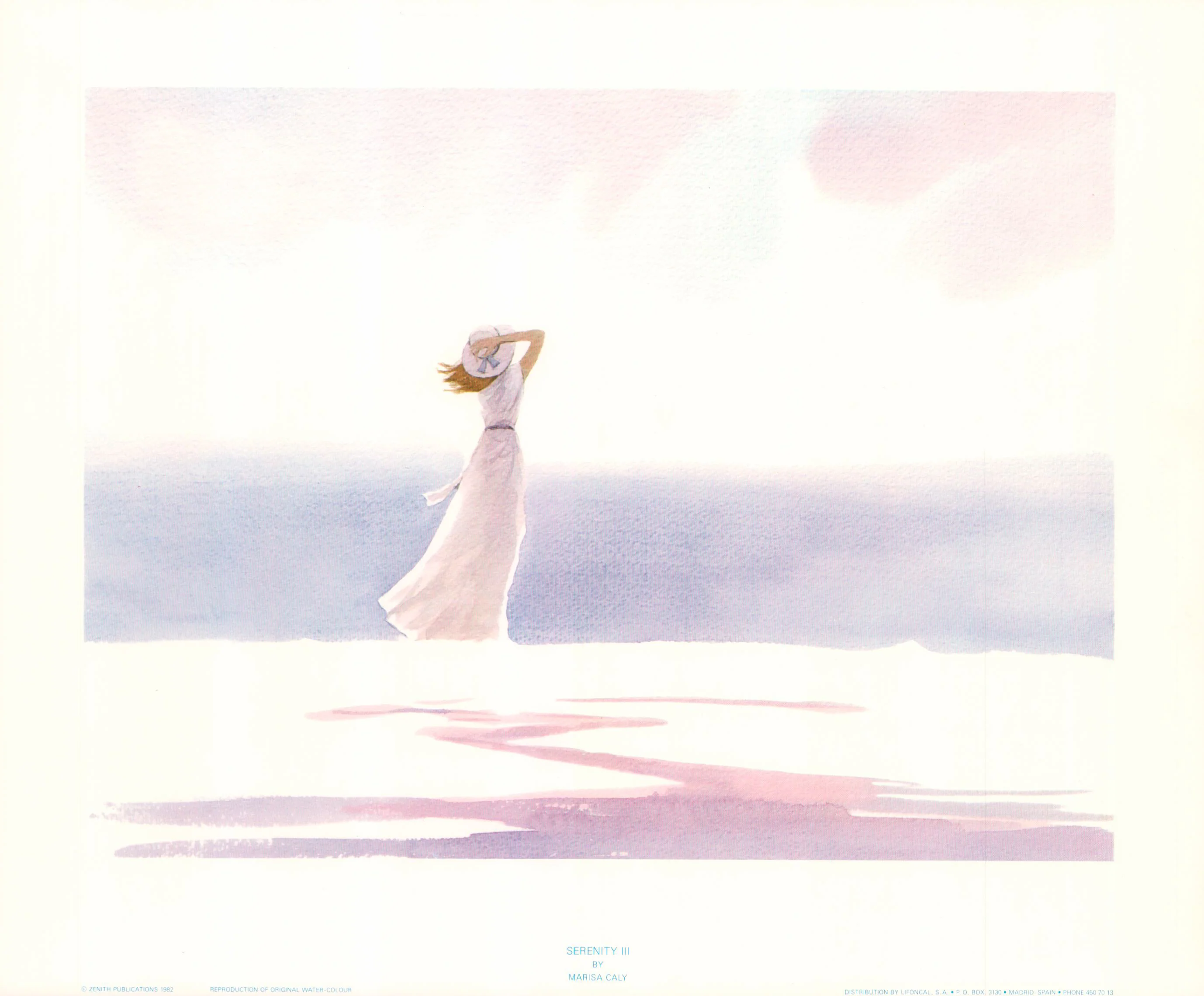 Serenity III by Marisa Caly - 16 X 19 Inches (Offset Lithograph Fine Art Print)