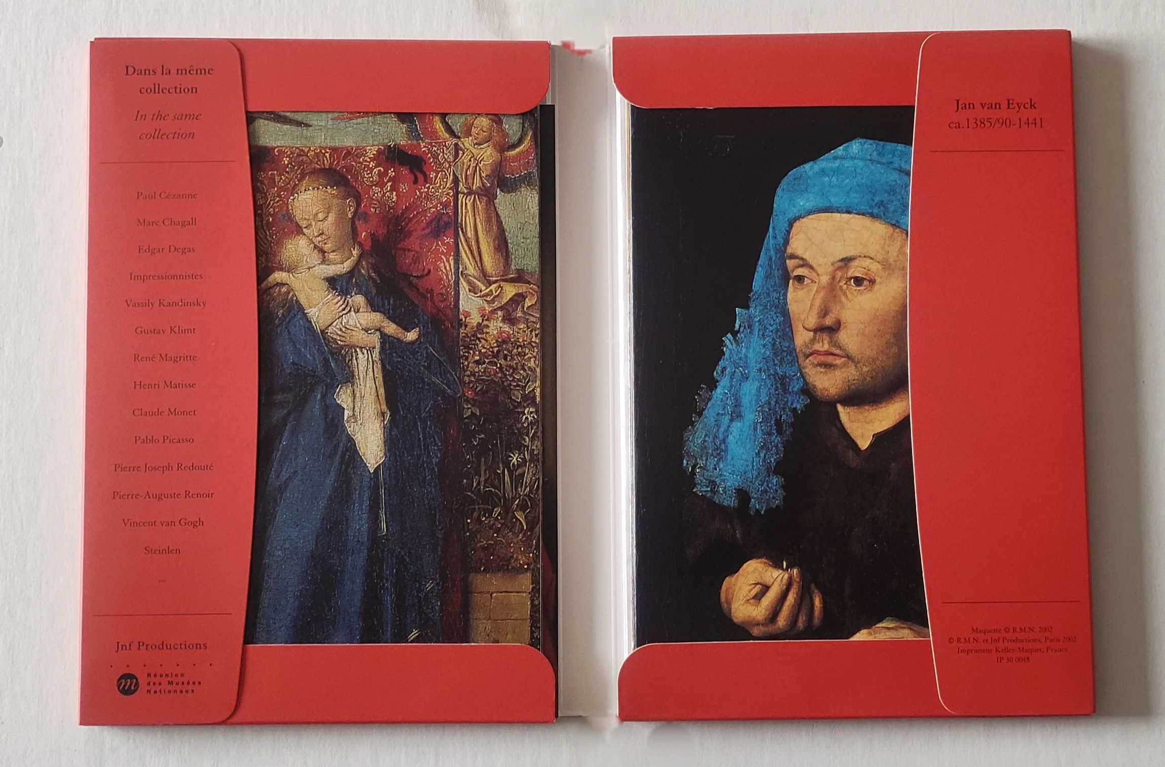Set of 10 Notecards with Envelopes by Jan van Eyck - 5 X 7 Inches (10 Note Cards) - Image 3
