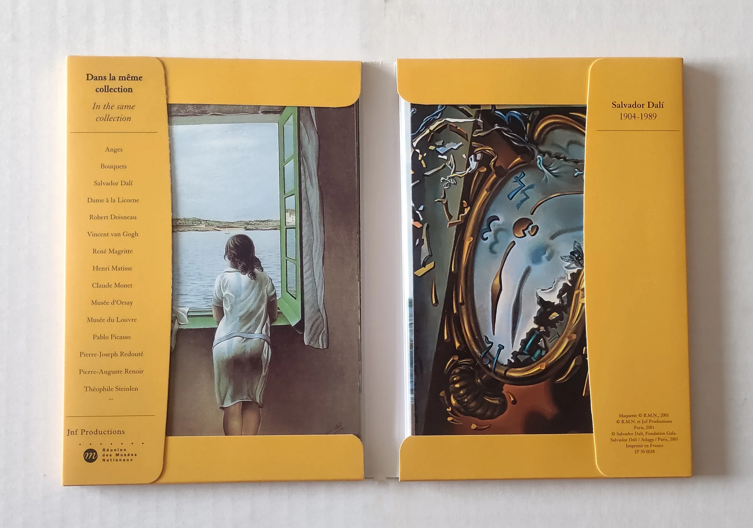 Set of 10 Notecards with Envelopes by Salvador Dali - 5 X 7 Inches (10 Note Cards) - Image 3