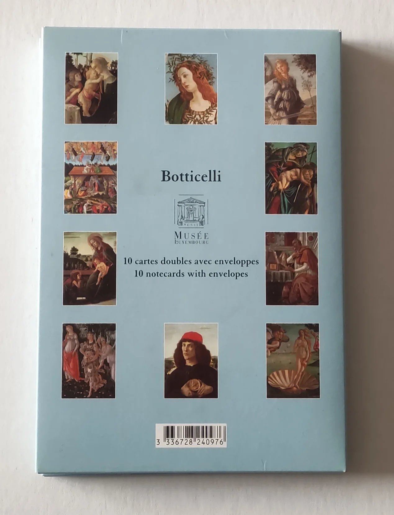 Set of 10 Notecards with Envelopes by Sandro Botticelli - 5 X 7 Inches (10 Note Cards) - Image 4