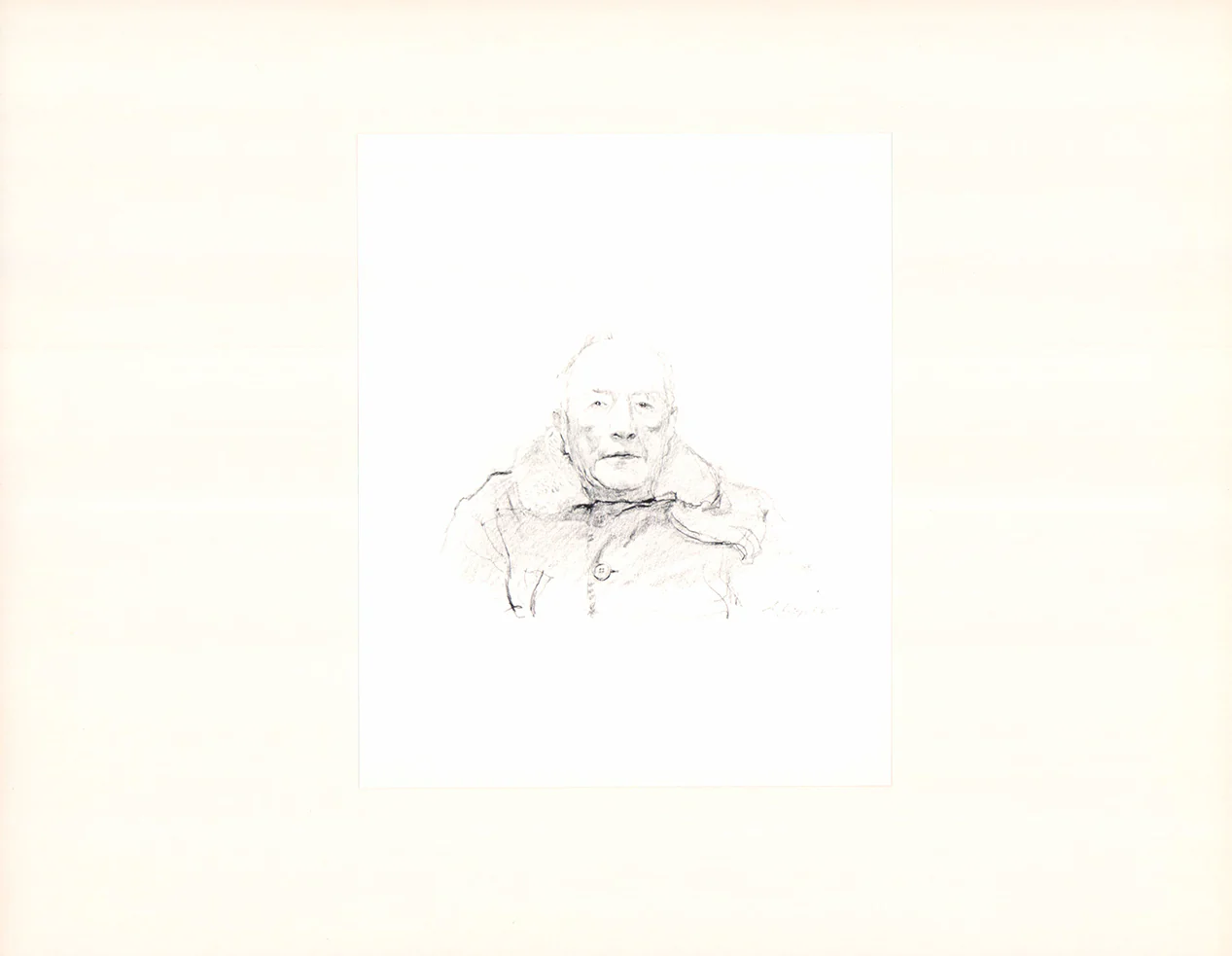 Sketch 1 by Andrew Wyeth - 14 X 18 Inches (Art Print with Matte)