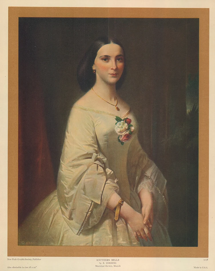 Southern Belle by Erich Correns - 11 X 14 Inches (Art Print)