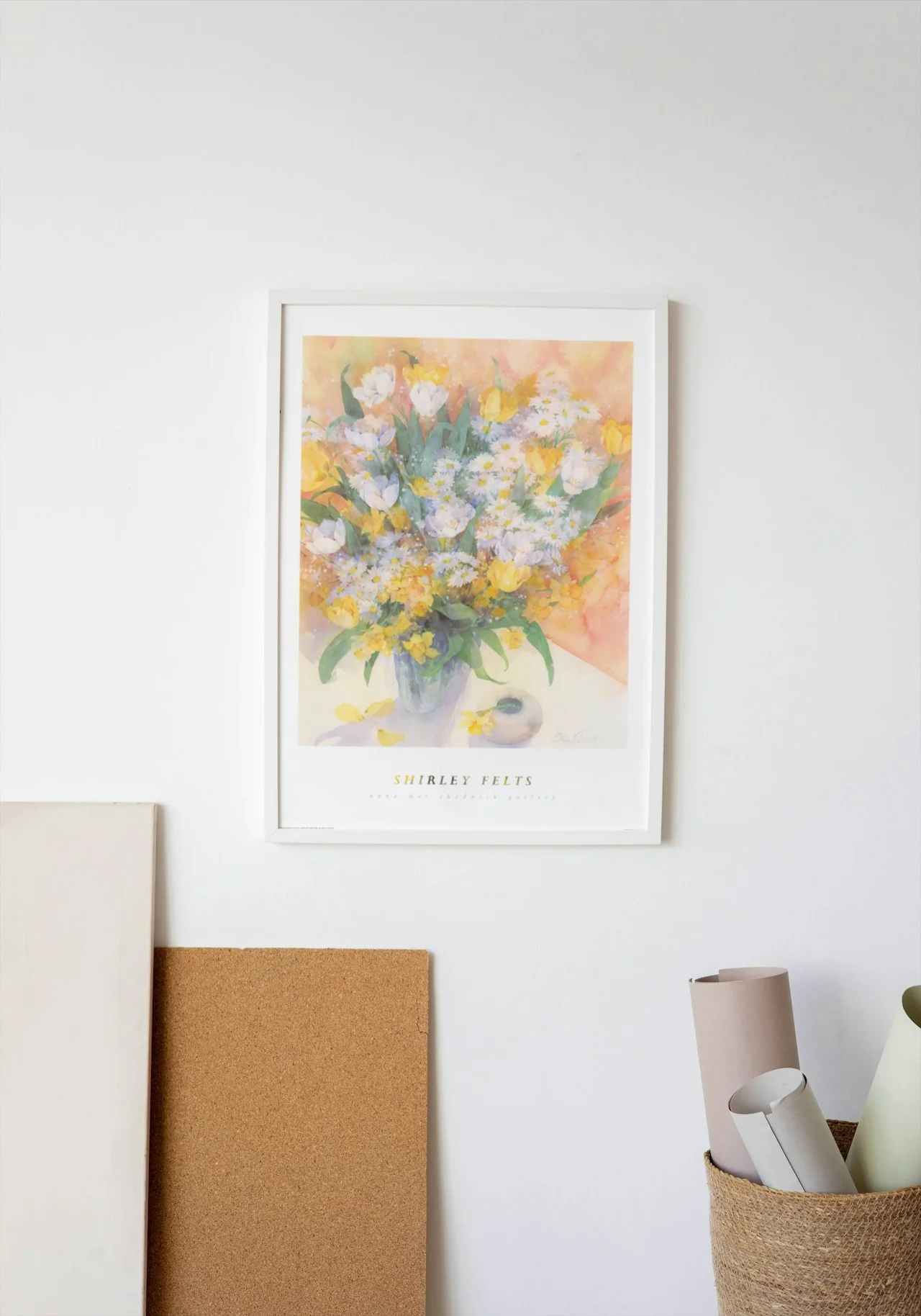 Spring Flowers, 1992 by Shirley Felts - 24 X 32 Inches (Art Print) - Image 2