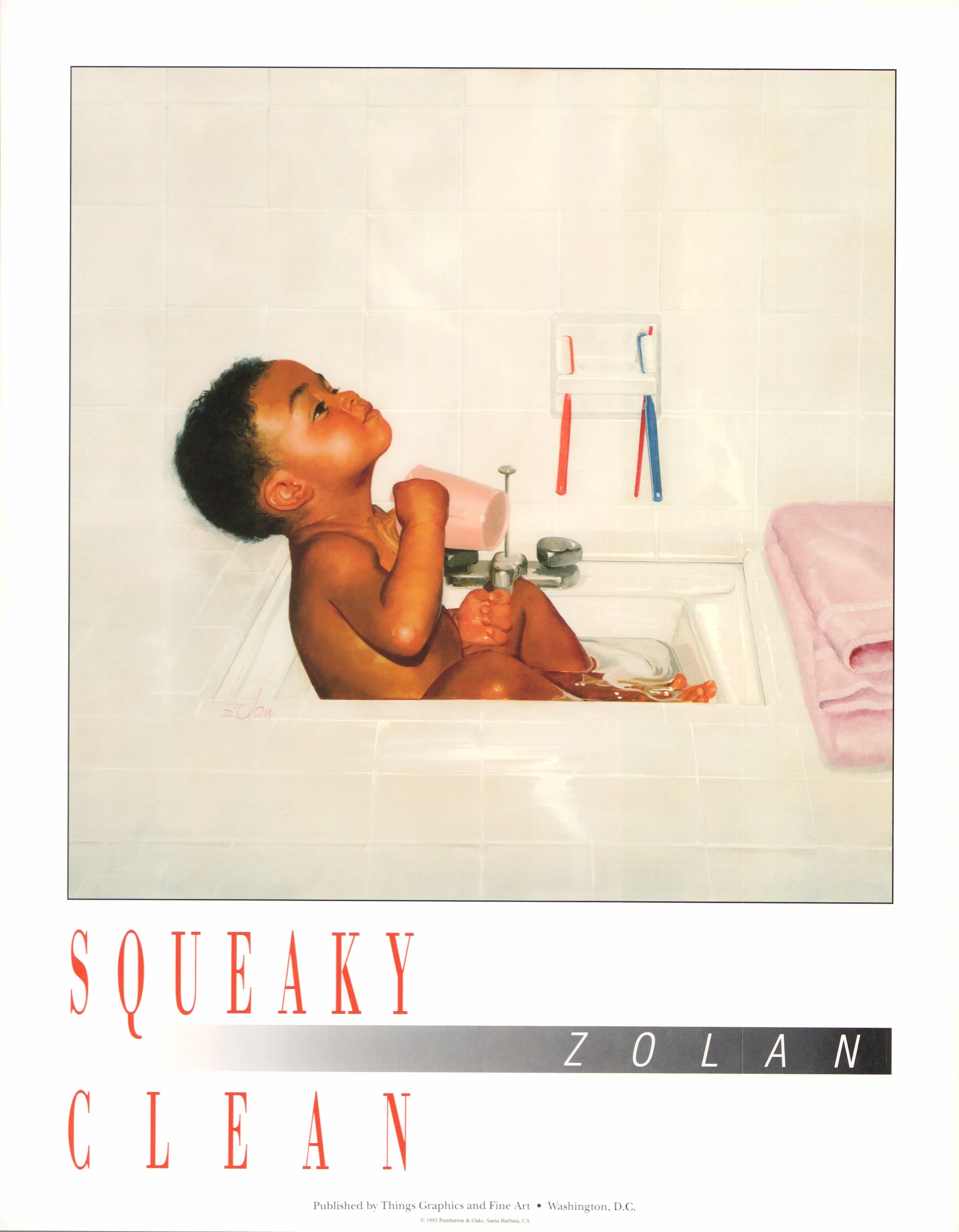 Squeaky Clean by Zolan - 14 X 18 Inches (Art Print)