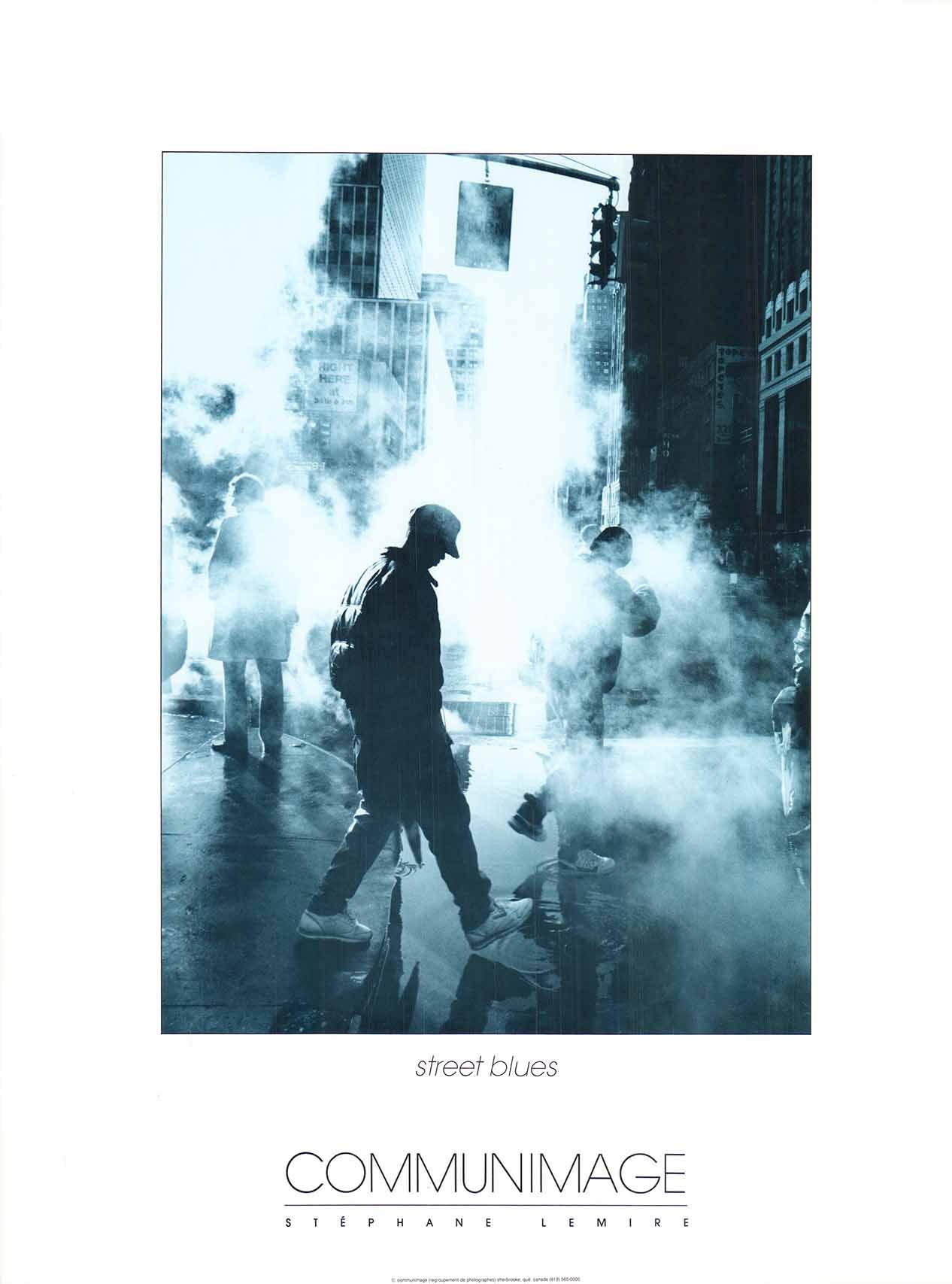 Street Blues by Stephane Lemire - 18 X 24 Inches (Art Print)