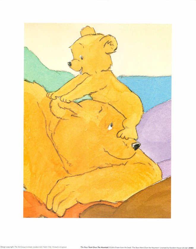 The Bear Went over the Mountain by John Prater - 10 X 12 Inches (Art Print)