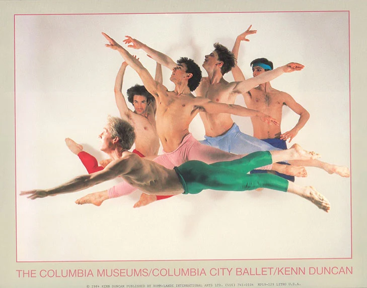 The Columbia City Ballet by Kenn Duncan - 10 X 8 Inches (Art Print)
