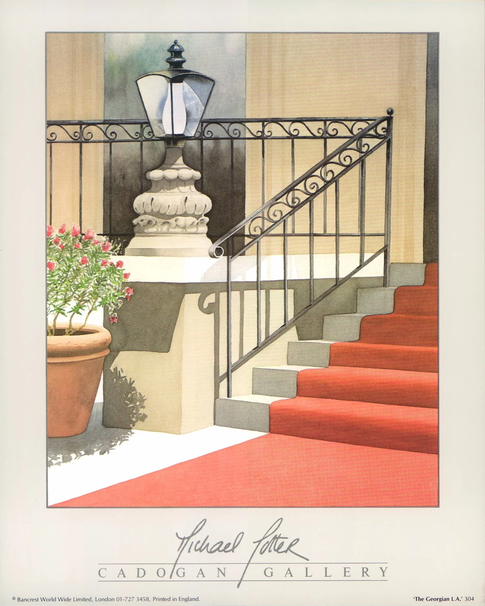The Georgian L.A. by Michael Potter- 10 X 12 Inches (Art Print)