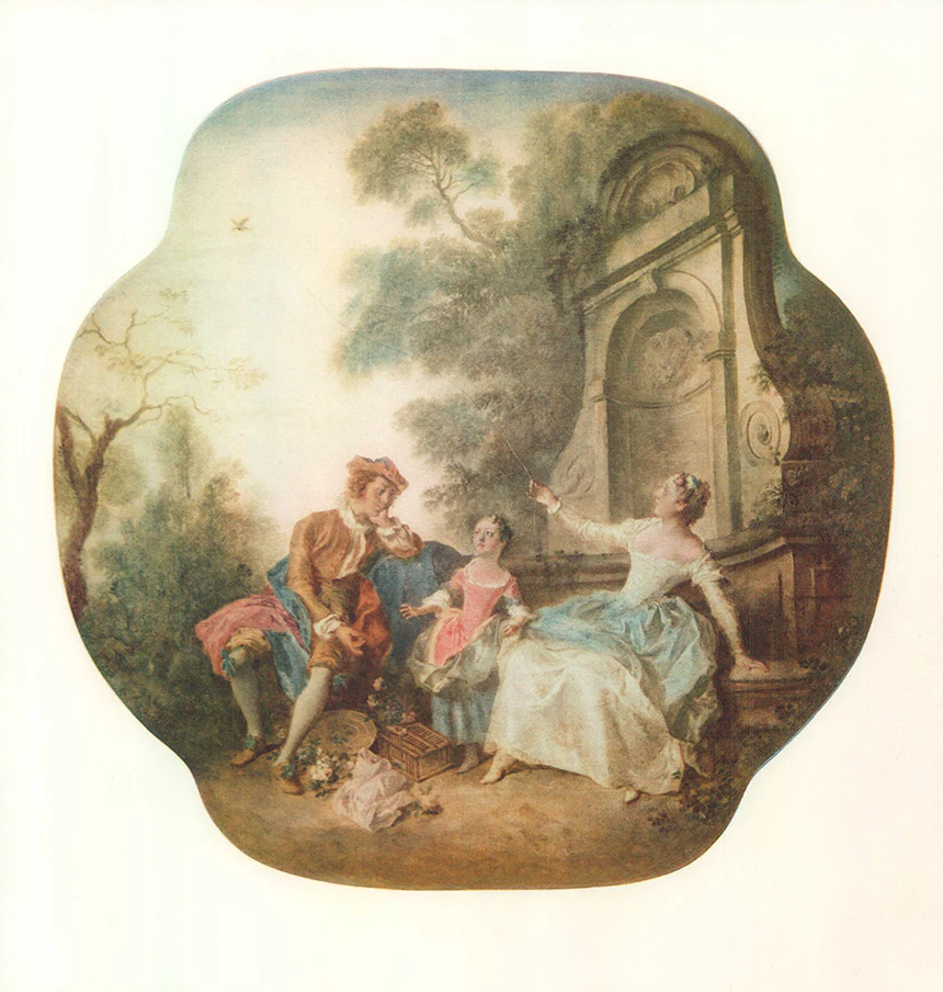 The Innocence by Nicolas Lancret - 12 X 13 Inches (Art Print)
