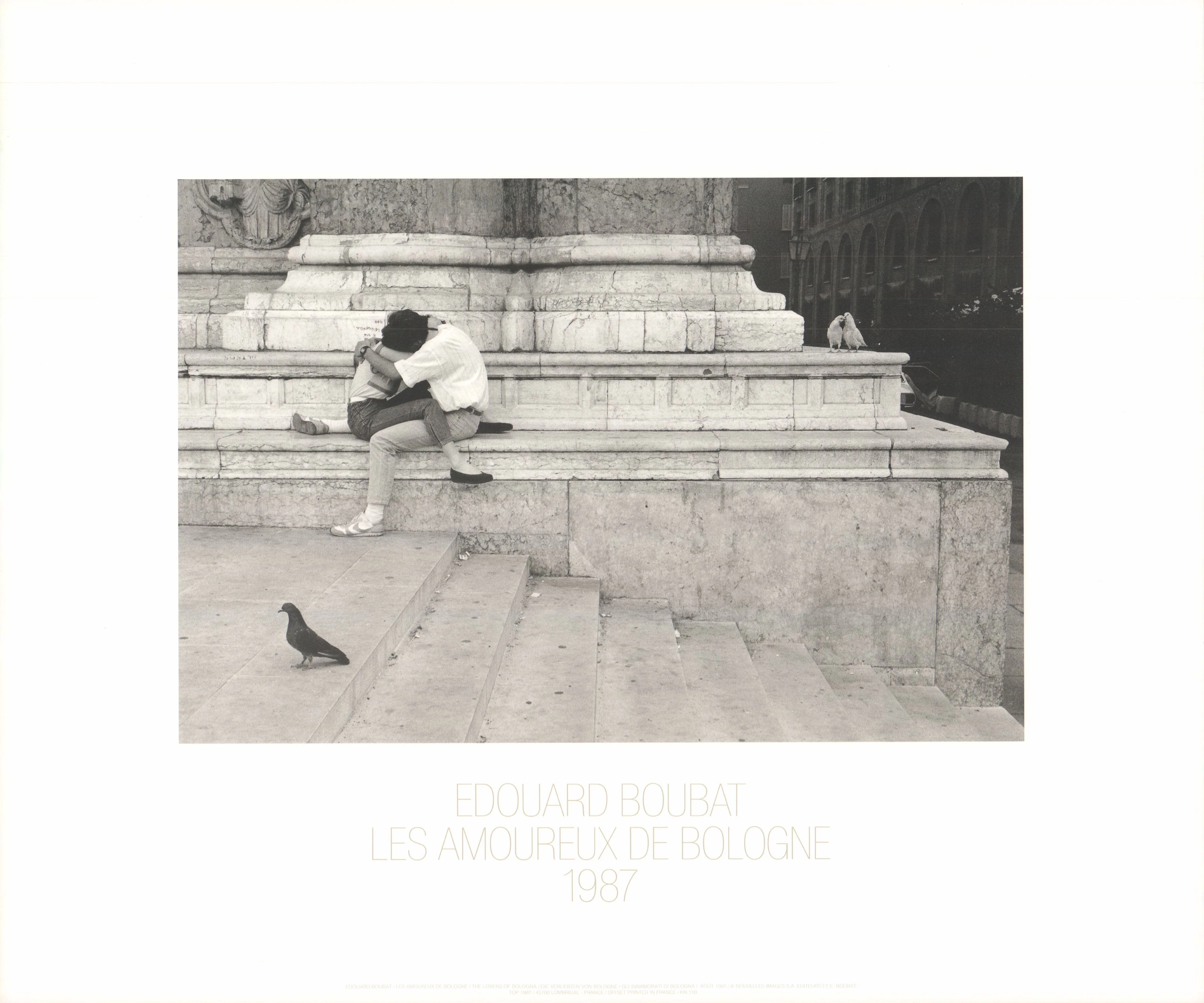 The Lovers of Bologna, Août 1987 by Edouard Boubat - 20 X 24 Inches (Art Print)