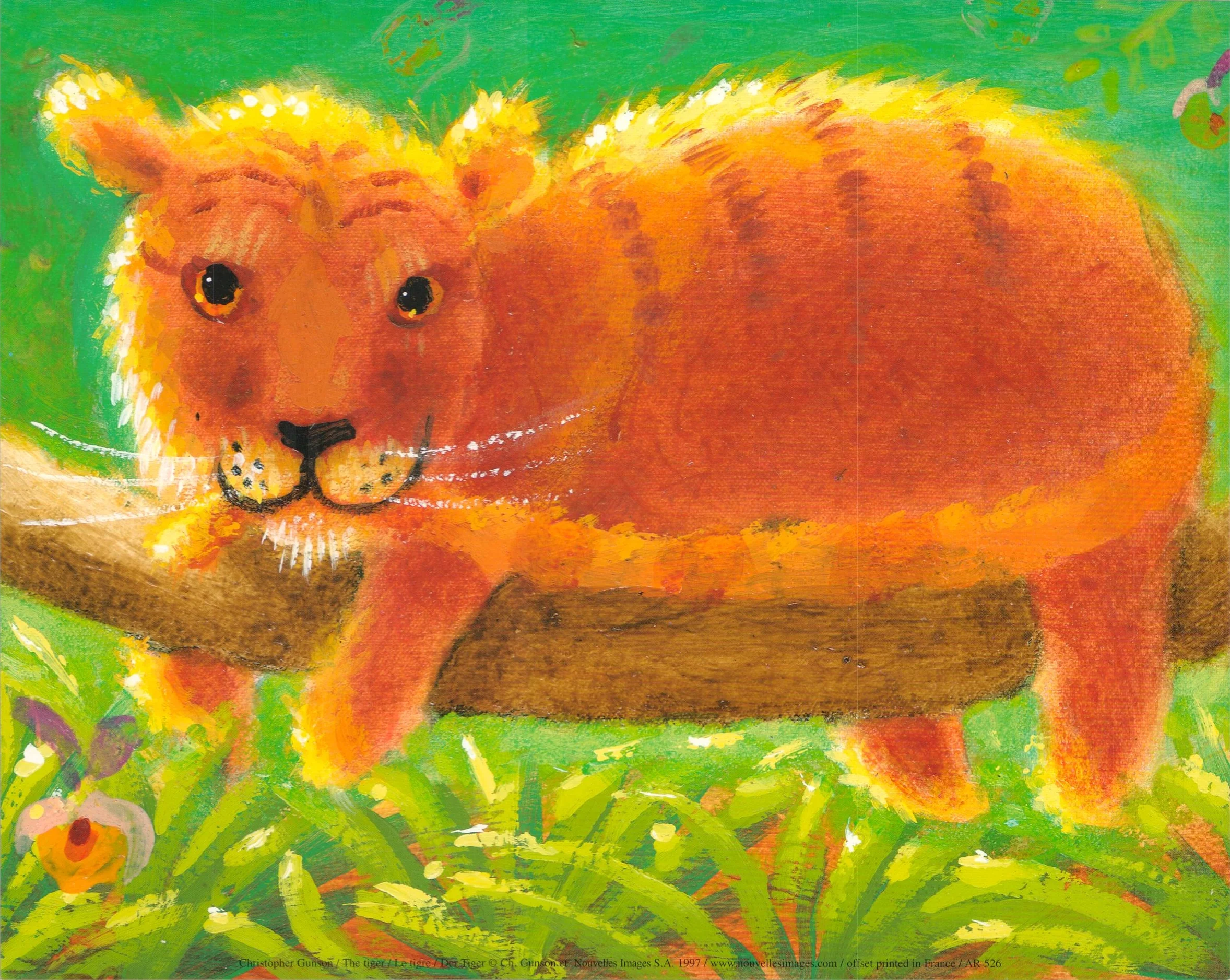 The Tiger by Christopher Gunson - 10 X 12 Inches (Art Print)