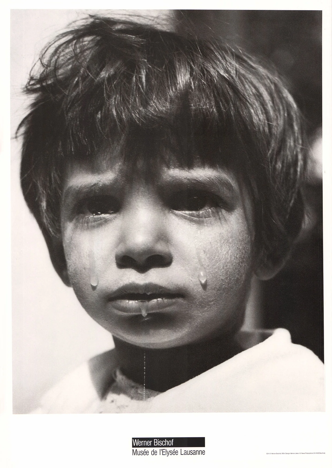 Crying Child at Orphanage, Hajduhadhaza, Hungary, 1954 by Werner Bischof - 20 X 28 Inches (Art Print)