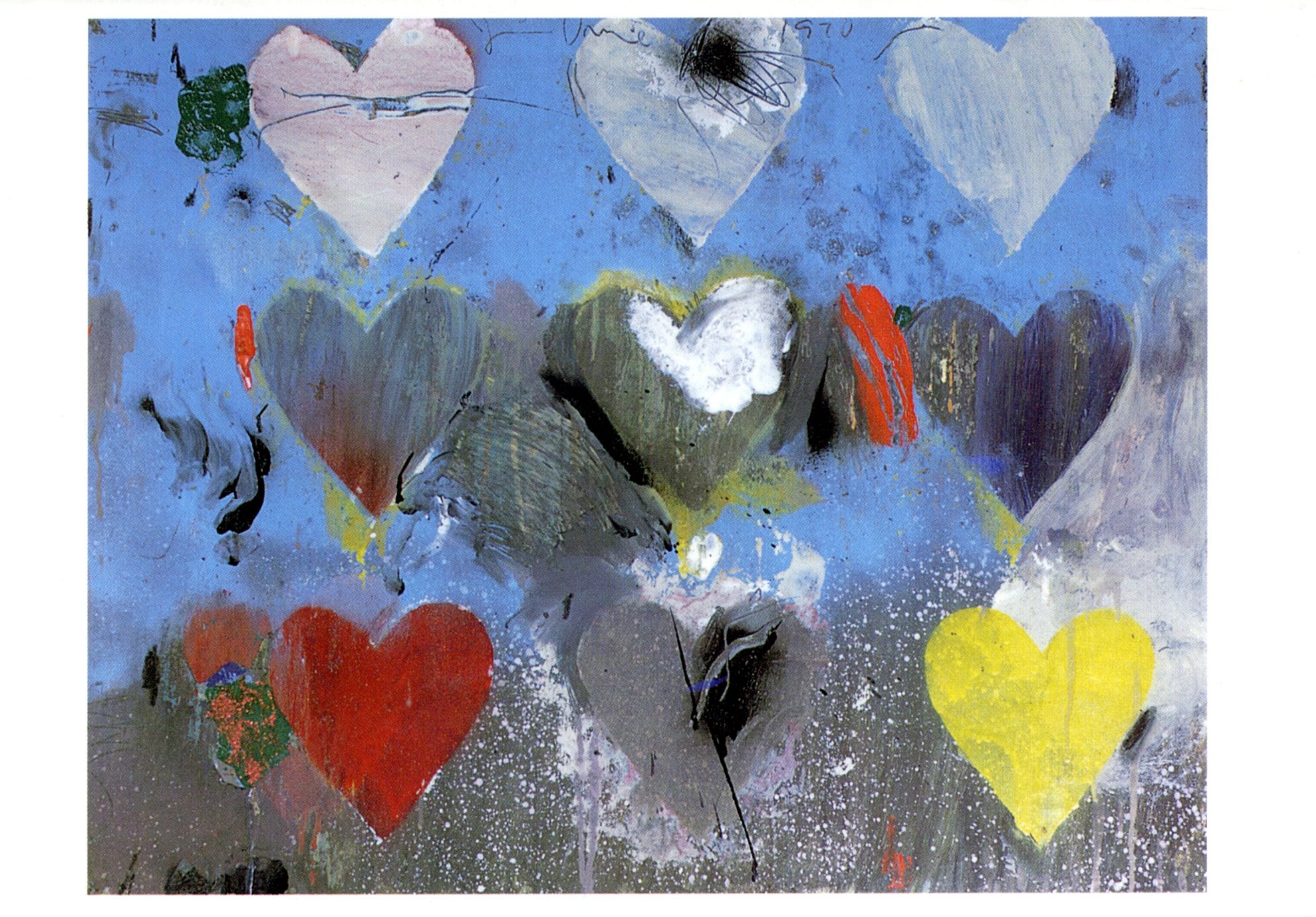 Untitled, 1970 by Jim Dine - 5 X 7 Inches (Note Card)