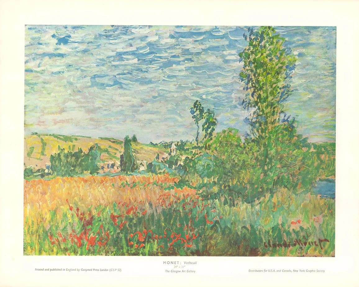 Vetheuil by Claude Monet - 13 X 17 Inches (Art Print)