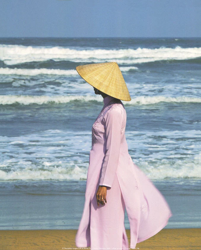 Vietnam, Hue Woman by Keren Su - 10 X 12 Inches (Art Print)