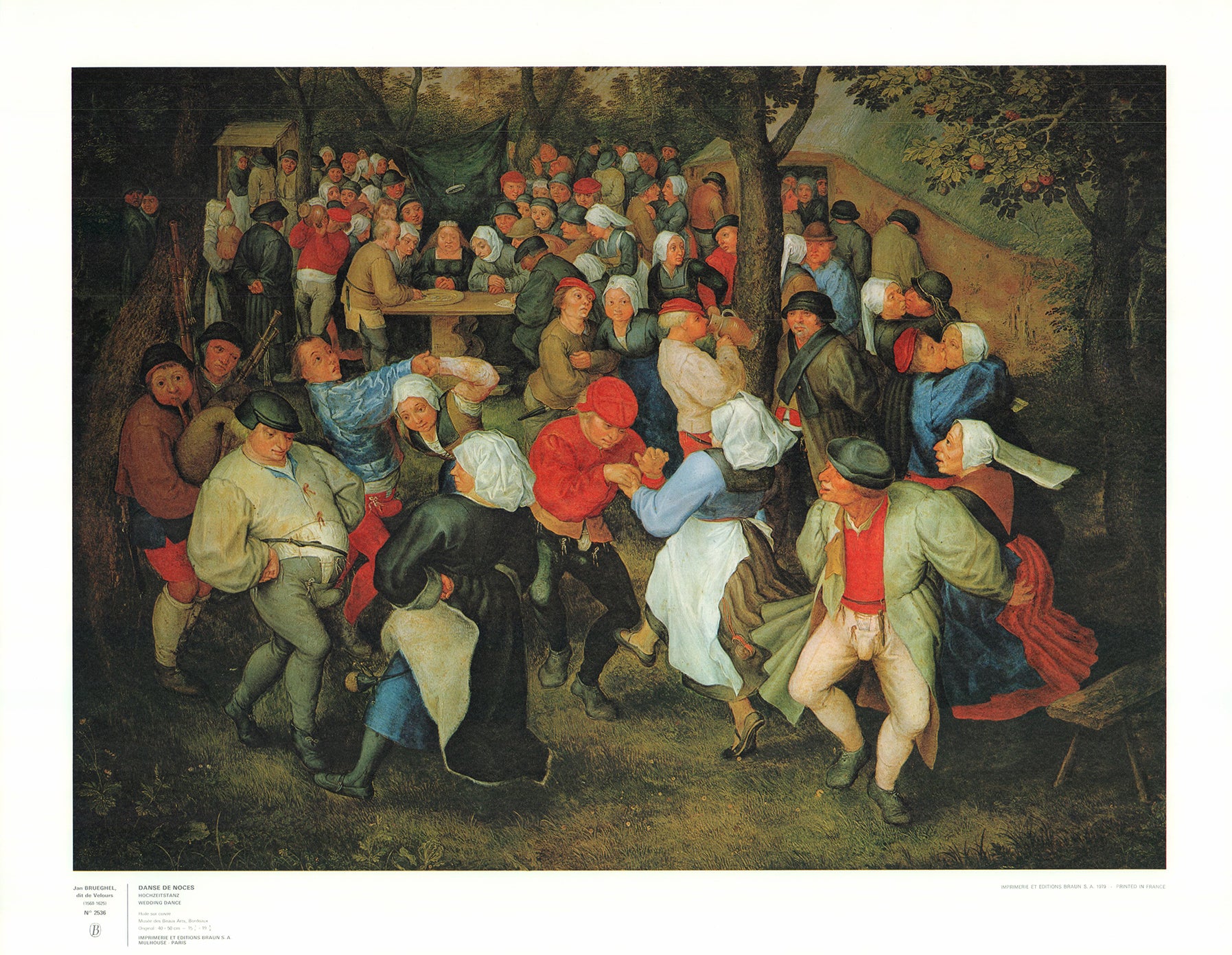 Wedding Dance by Jan Brueghel - 20 X 26 Inches (Art Print)