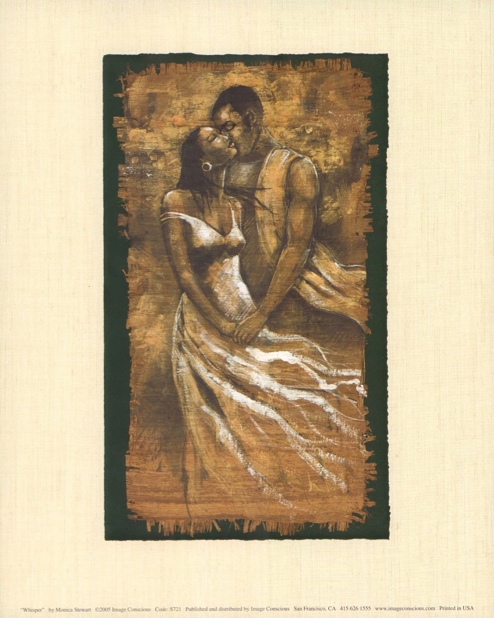Whisper by Monica Stewart - 8 X 10 Inches (Art Print)